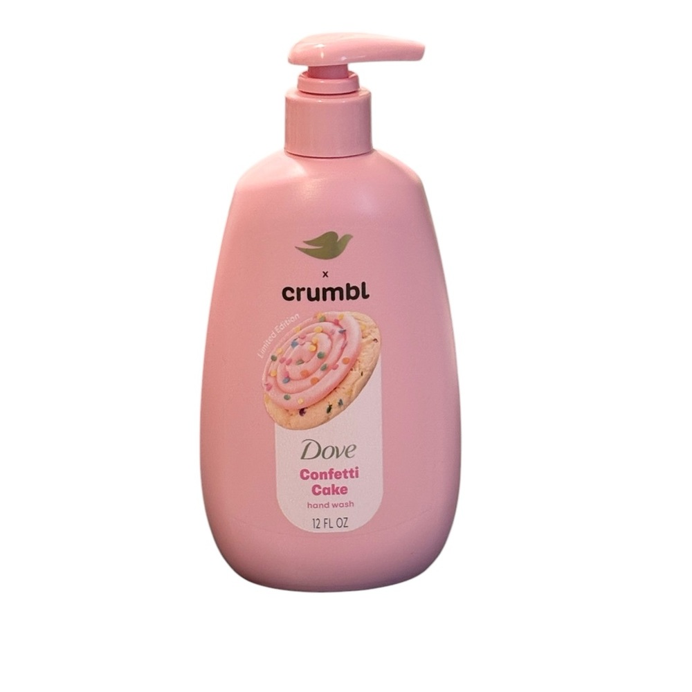 LIMITED EDITION Dove X Crumbl Moisturizing Liquid Hand Wash Confetti Cake 12 oz.